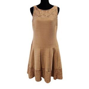 [J Taylor] Cream Jewel Dress - Size 14